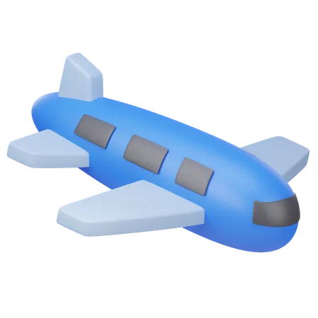 Airplane 3 D Illustration 3D Icon