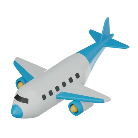 Airplane Quintessential Icon Of Air Travel And Exploration Perfect For Aviation Themed Projects Travel Advertisements And Creative Designs 3 D Render Illustration 3D Icon