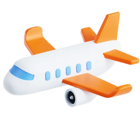 Airplane 3 D Icon 3D Icon