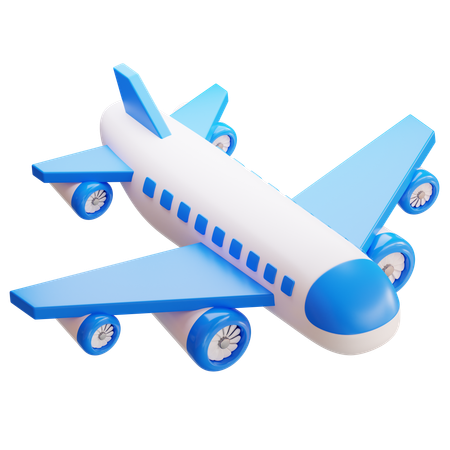 飛行機  3D Icon