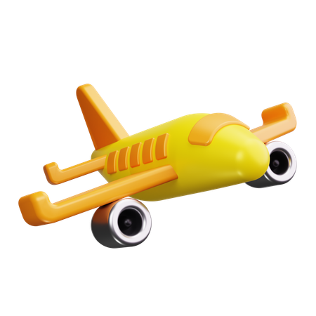 飛行機  3D Icon