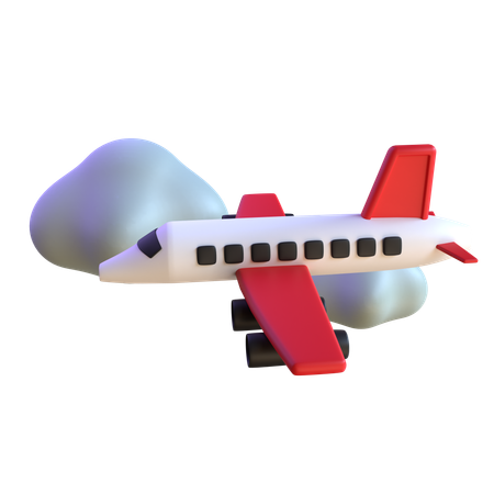 飛行機  3D Icon