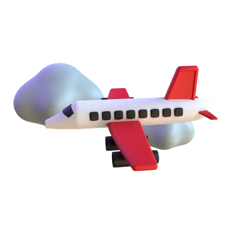 飛行機  3D Icon