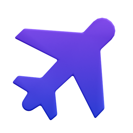 飛行機  3D Icon