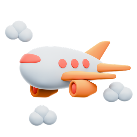Airplane  3D Icon