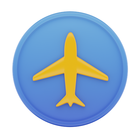 Airplane  3D Icon