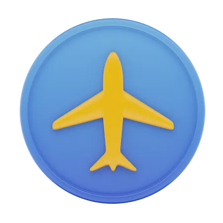 Airplane  3D Icon