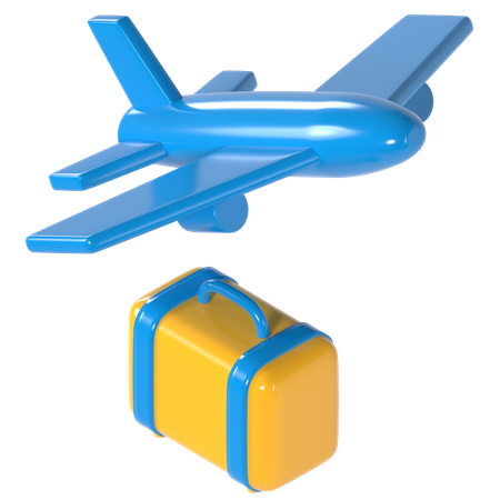 Airplane  3D Illustration