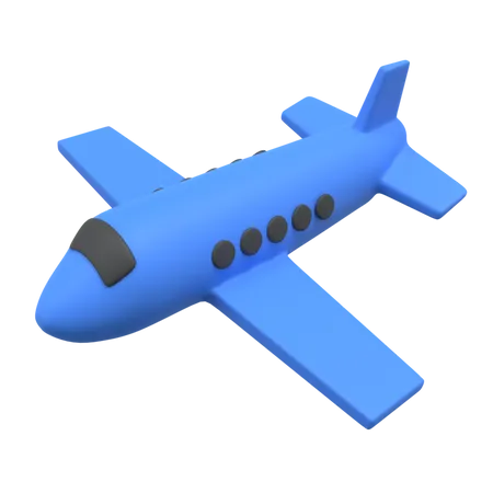 Airplane  3D Illustration