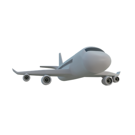 Airplane  3D Illustration