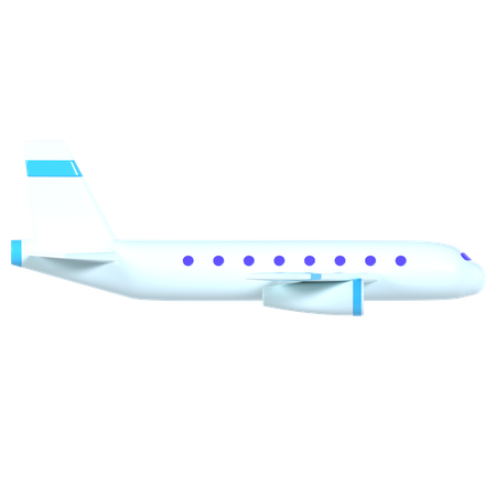 Airplane  3D Illustration