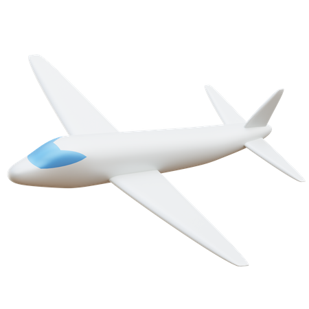 Airplane  3D Illustration