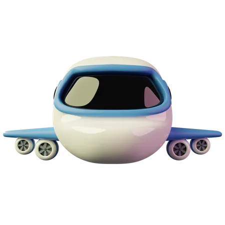 Airplane  3D Illustration