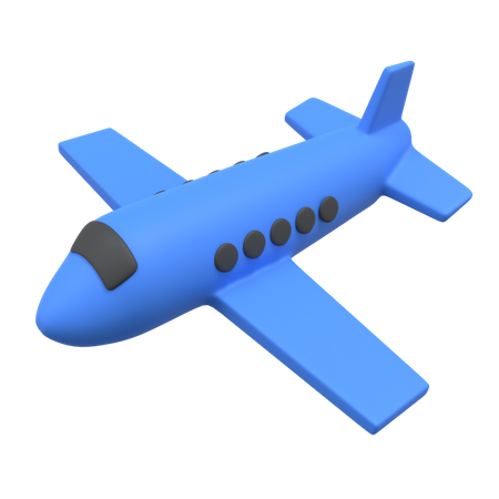 Airplane 3D Illustration
