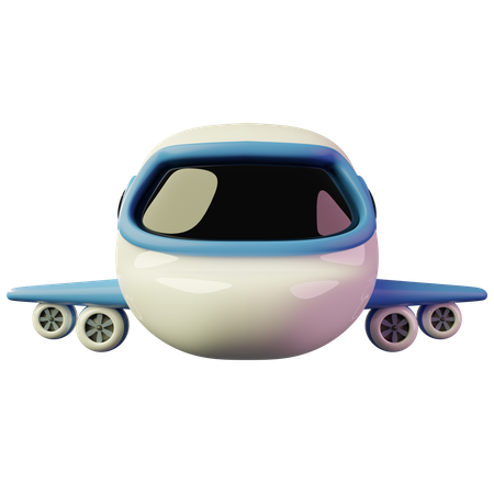 Airplane  3D Illustration