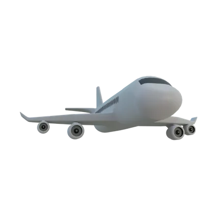 Airplane  3D Illustration