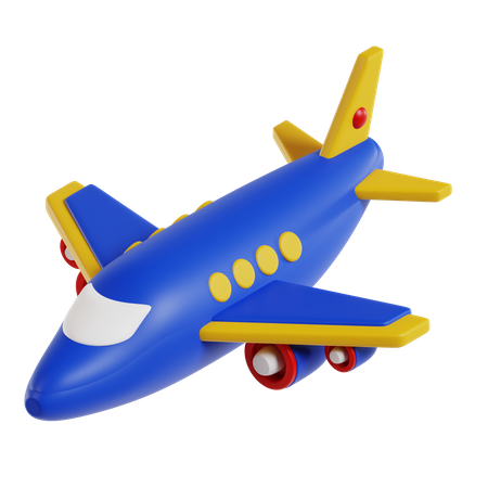 비행기  3D Icon