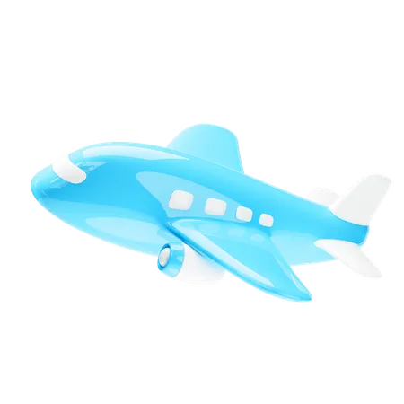 Airplane In The Sky 3D Icon