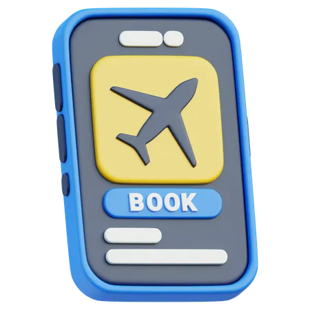 Airplane Booking  3D Icon