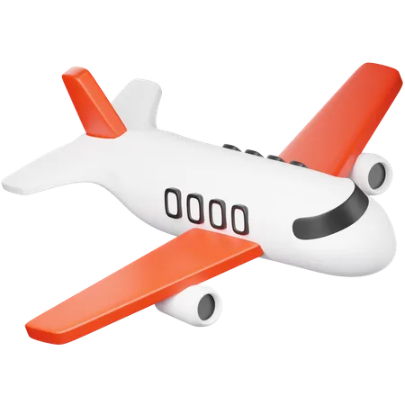 Airplane Flight  3D Icon