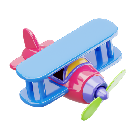 飛行機のおもちゃ  3D Icon