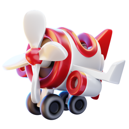 Airplane Toy  3D Icon