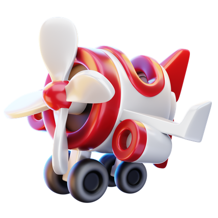 Airplane Toy  3D Icon