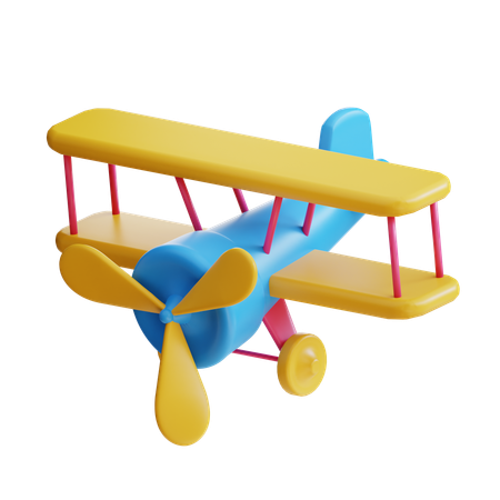 Airplane Toy  3D Icon