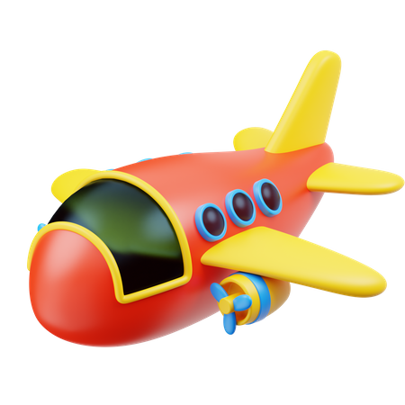 Airplane Toy  3D Icon