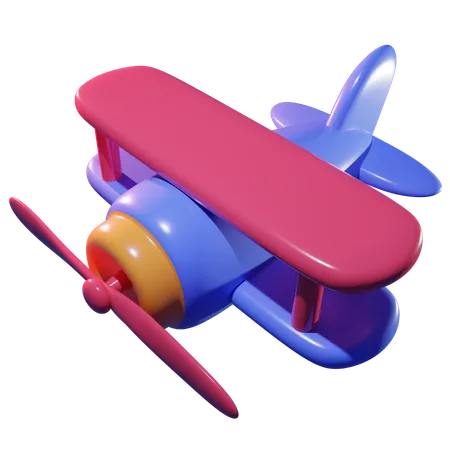 Airplane Kid Toys 3 D Icon 3D Icon