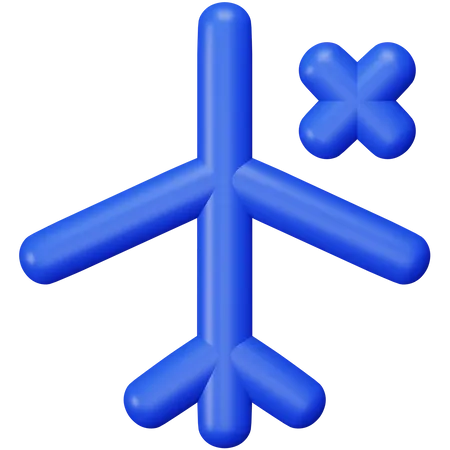 Airplanemode Off  3D Icon
