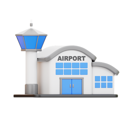 Airport  3D Icon