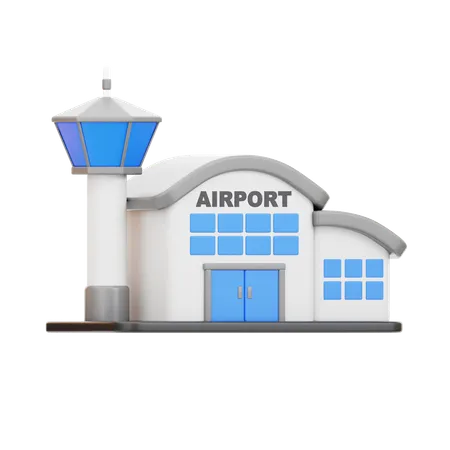 Airport  3D Icon