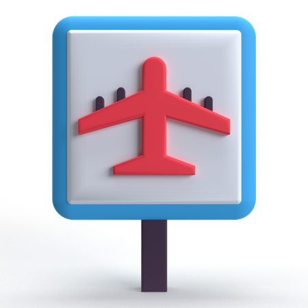 Airport  3D Icon