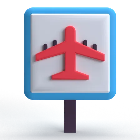 Airport  3D Icon