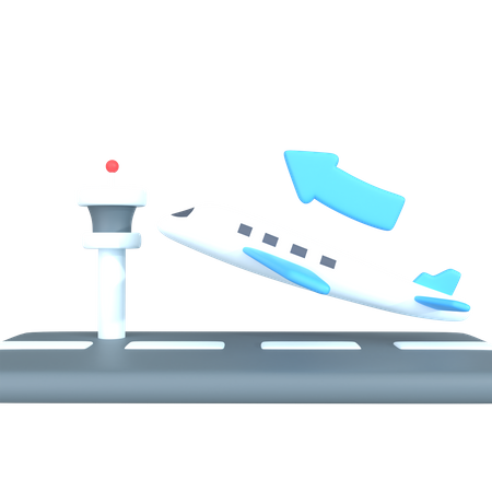 Airport  3D Icon