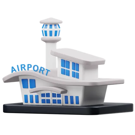 Airport  3D Icon