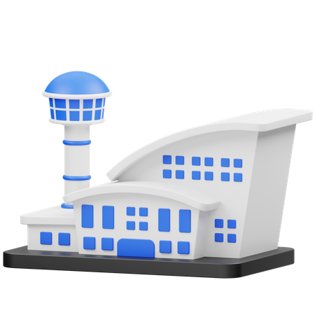 Airport  3D Icon