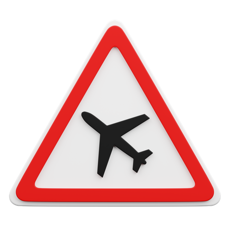 Airport Ahead  3D Icon