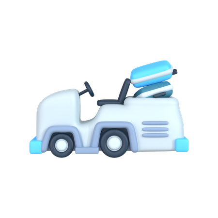 Airport Car  3D Icon