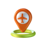 3d airport location emoji