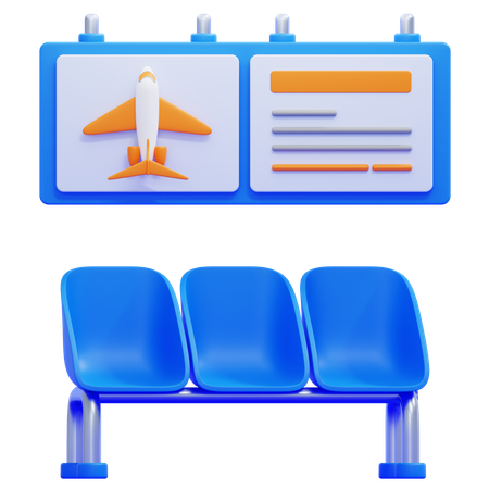 Airport Lounge  3D Icon