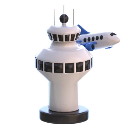 Airport Tower  3D Icon