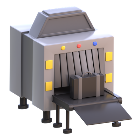 Airport X Ray  3D Icon