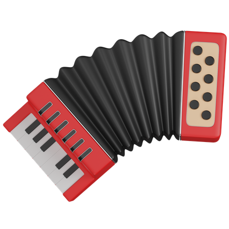Airs d'accordéon  3D Icon