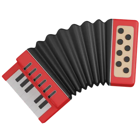Airs d'accordéon  3D Icon