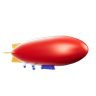3d airship illustration