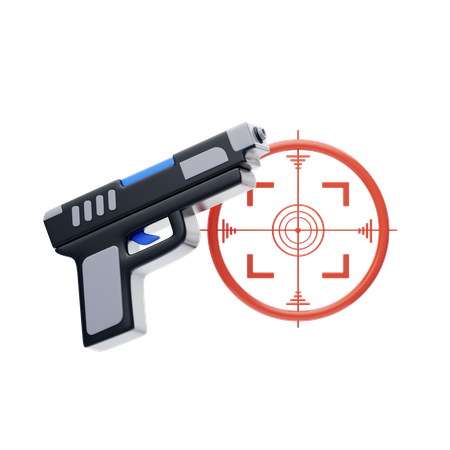 Airsoft Pistol  3D Icon