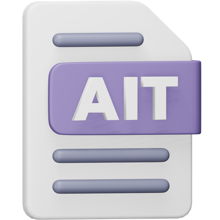 Ait File  3D Icon