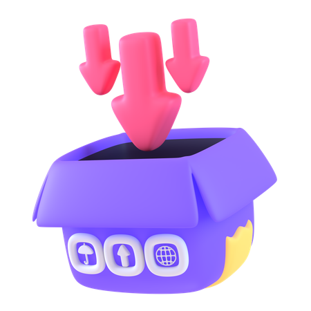 Ajouter à la boîte  3D Icon